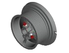Canimex Torque Force TF D525-54 M134-1375 High Lift Drums 1,25in Door Weight 454kg Door Height HL 1384mm left hand side