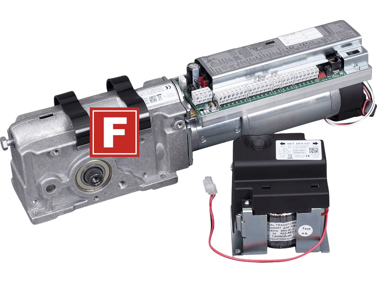 Record swing door drive KIT DFA 127 FP GG EU F FULL POWER FIRE