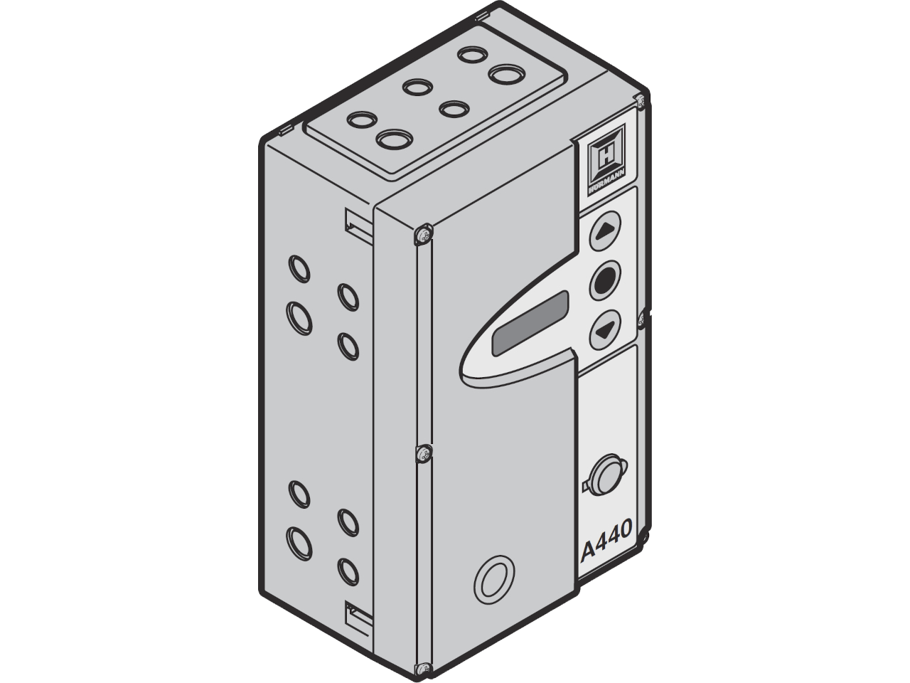 Hormann Door Control B 445 complete in Enclosure with main switch