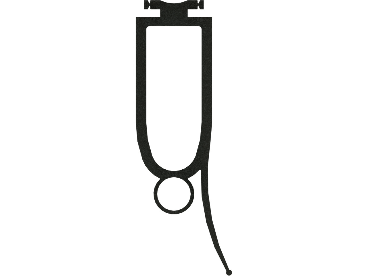 FRABA VITECTOR OSE-P 25 90 00 Rubber Profile 1-sided Sealing Lip Coil 10m