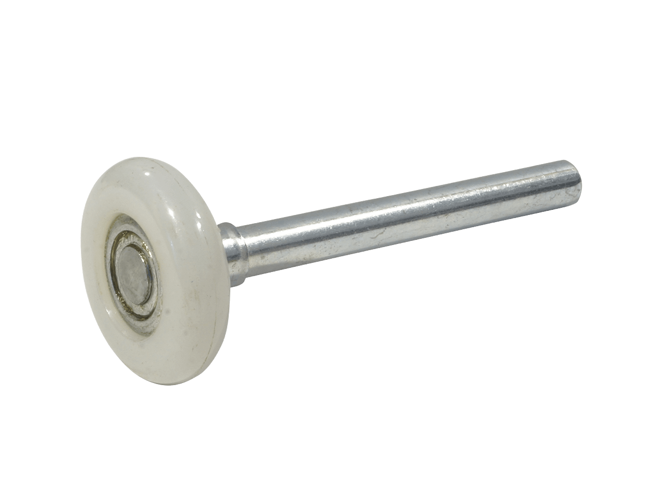 Door Roller 2in Nylon Ø11mm 95mm long Galvanized Steel