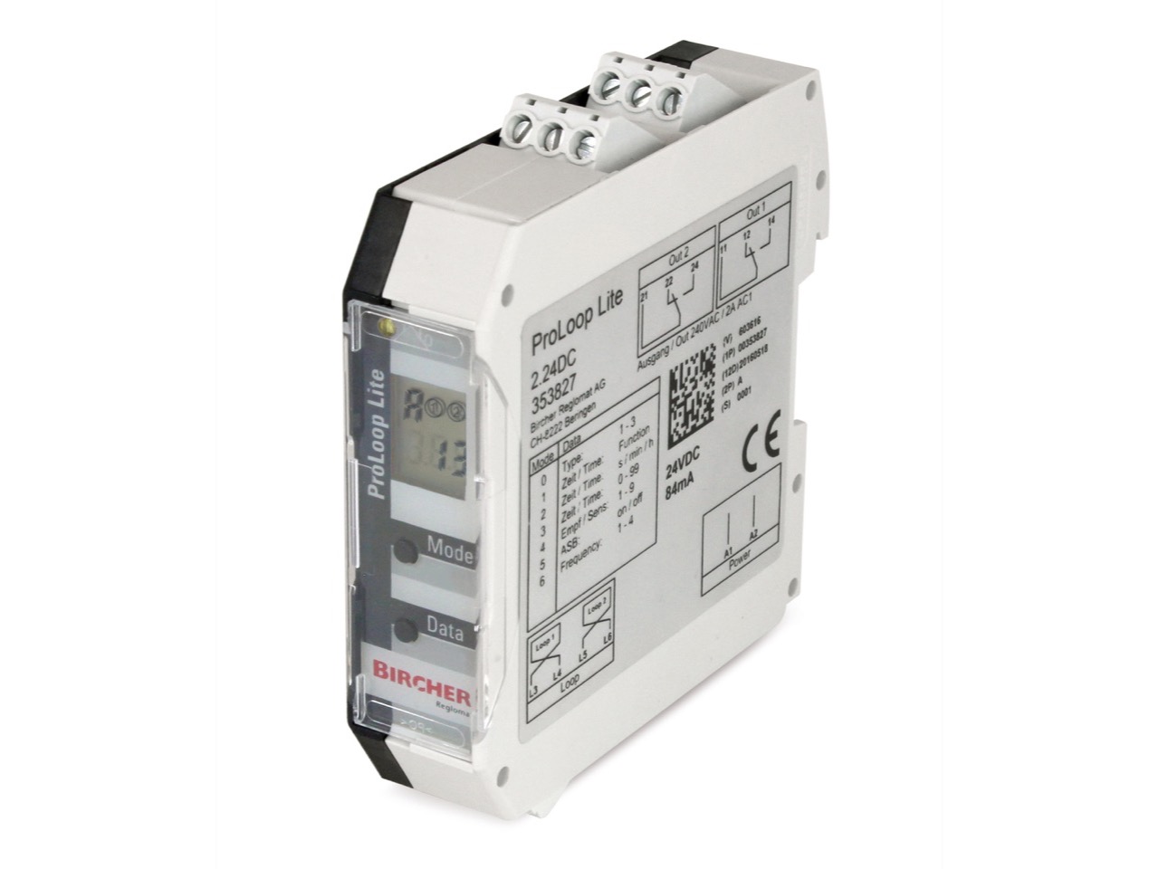 Bircher ProLoop Lite 2.24DC Loop Detector 2 Channel 24V DC
