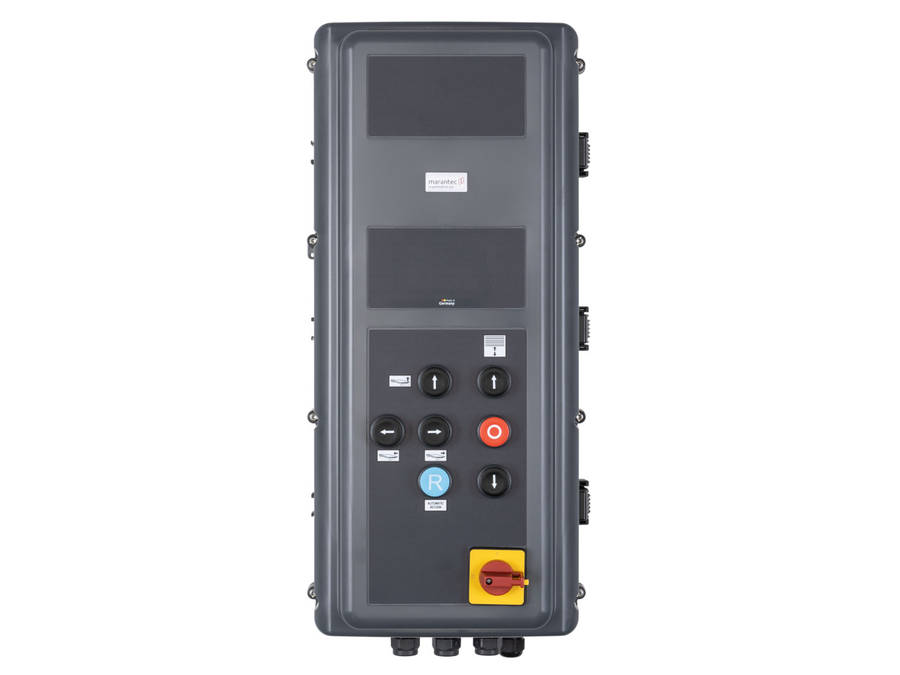 MFZ Marantec Ovitor dock leveller control RS301 V extendible lip Shelter with door control CS 320