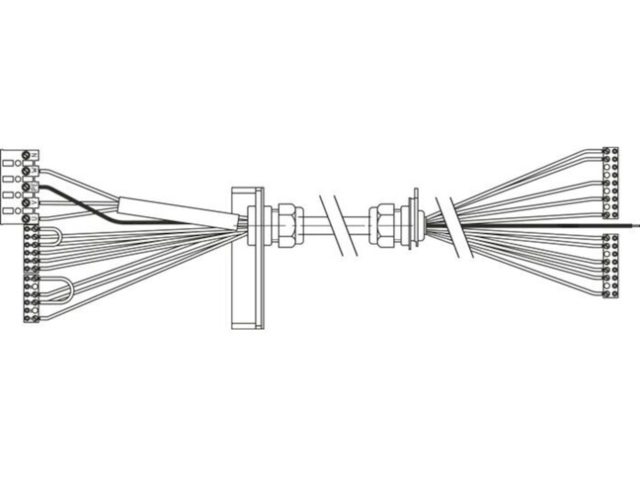 MFZ Marantec Ovitor STA05 MEC plug-in motor cable, length 5 m