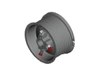 Canimex Torque Force TF D525-216 M134-5500 Standard Lift Drums 1in Door Weight 680kg Door Height 5881mm right hand side