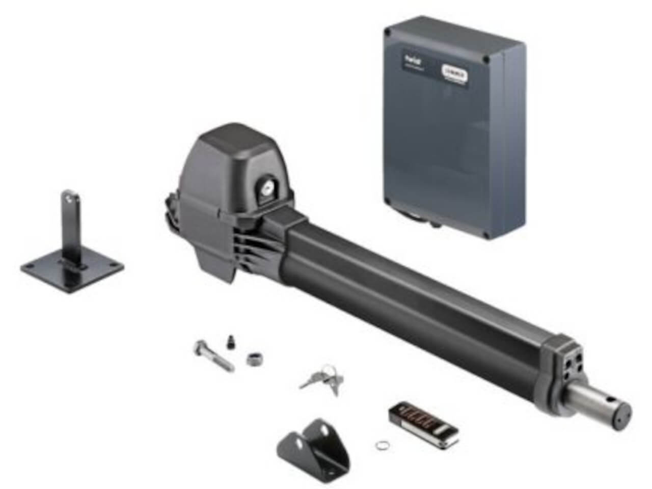 Sommer Twist M S3 black swing gate operator up to 300kg single-leaf set
