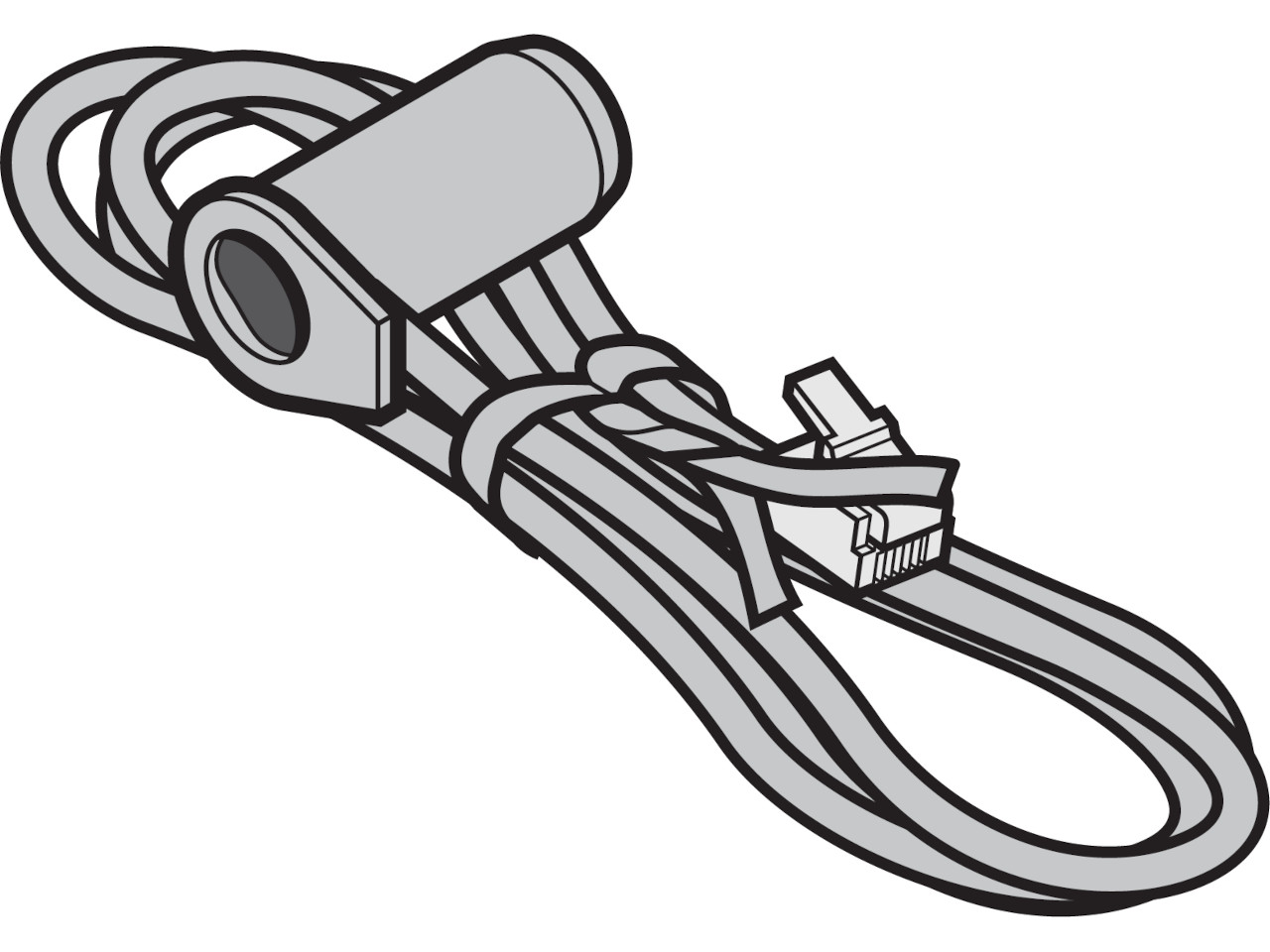 Hormann Optical sensor LE receiver SKS Cable length: 750mm