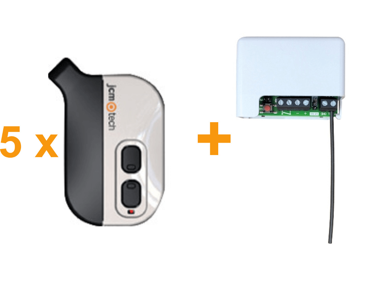 Radio Set 5 x Transmitter and Universal Radio-Receiver