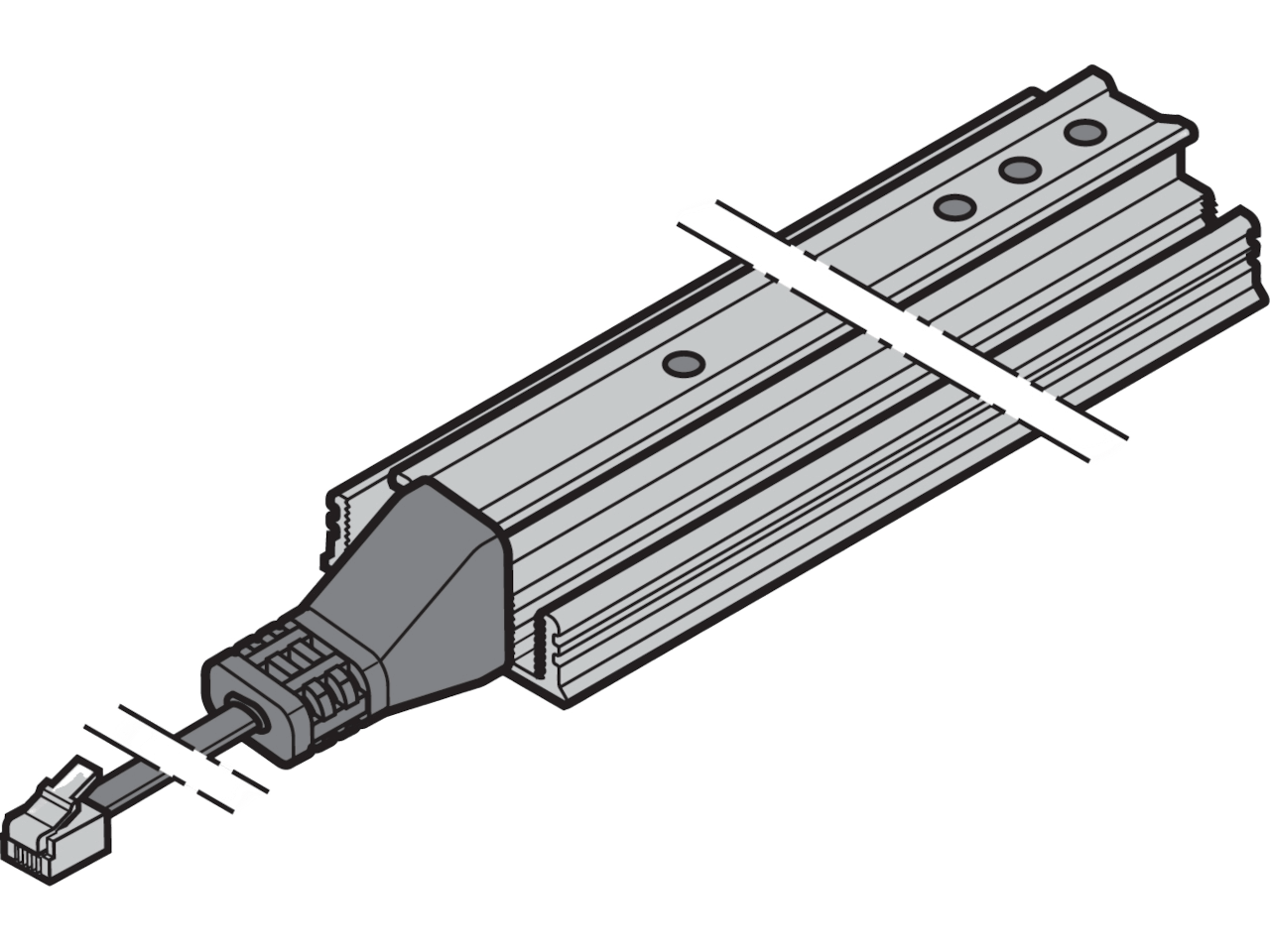 Hormann Light curtain HLG-550 receiver length 550 mm